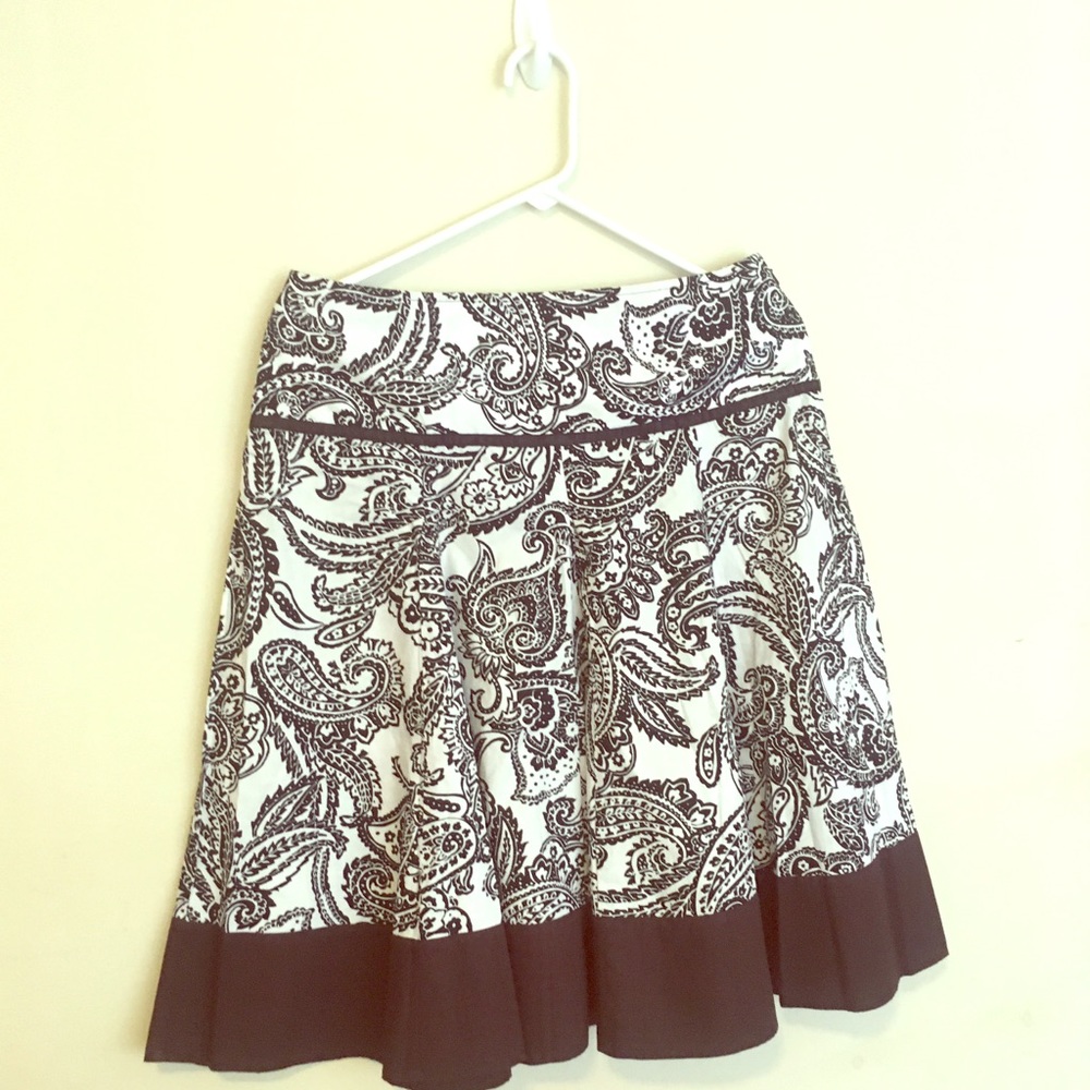 Black and white skirt